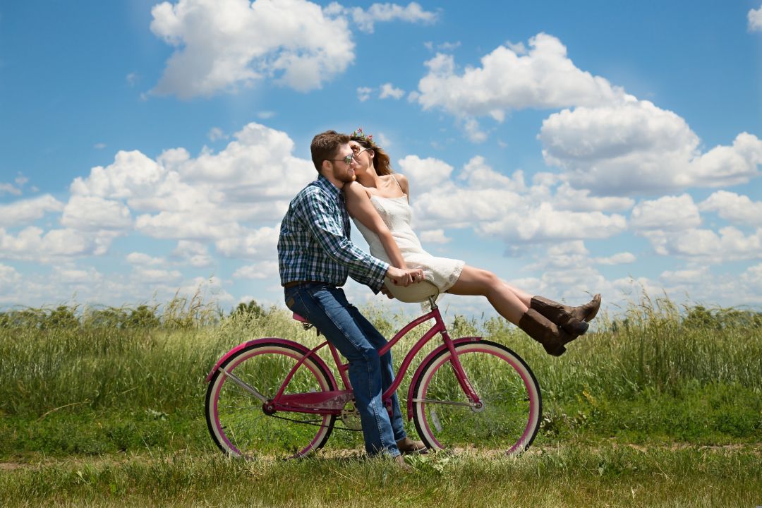 Romanctic couple enjoying time together